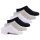 Champion childrens socks, 6-pack - sneaker socks, logo, solid colour Black/Grey/White 31-34