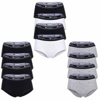 Champion Damen Hipster 4er Pack - Pants, Logo-Bund,...