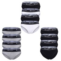 Champion Damen Bikini-Slips, 4er Pack - Slips, Logo-Bund,...