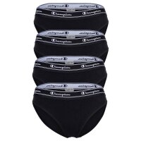 Champion ladies bikini briefs, 4-pack - briefs, logo waistband, solid colour