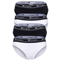 Champion ladies bikini briefs, 4-pack - briefs, logo waistband, solid colour