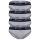 Champion Damen Bikini-Slips, 4er Pack - Slips, Logo-Bund, einfarbig Grau L