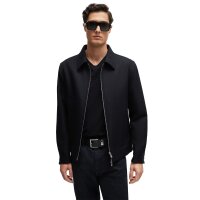 BOSS Herren Gürtel - Connio, Echtleder, Dornschließe, gebürstetes Metall Schwarz 90 cm