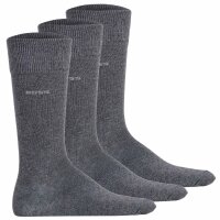 BOSS Herren Socken, 3er Pack - Finest Soft Cotton, Threepack RS Uni CC Grau 47-50