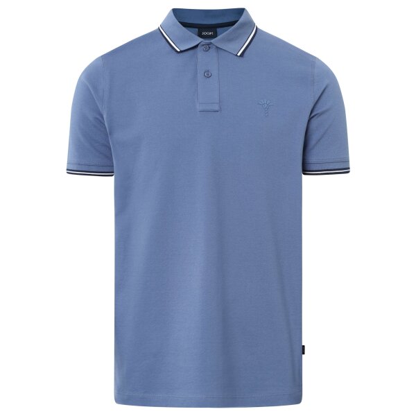 JOOP! Mens Polo Shirt - Pavlos, Polo Collar, Half-Sleeve, Stretch Cotton, Stripe Details