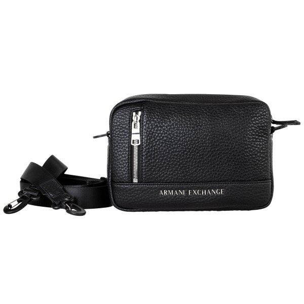 A|X ARMANI EXCHANGE Mens Shoulder Bag - Camera Case, 16x25x7cm (HxWxD) Black