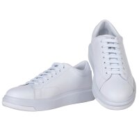 A|X ARMANI EXCHANGE mens sneaker - lace-up shoe, low trainers, logo, leather White EU 41 (UK 7)