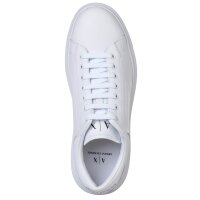 A|X ARMANI EXCHANGE mens sneaker - lace-up shoe, low trainers, logo, leather White EU 41 (UK 7)