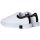 A|X ARMANI EXCHANGE mens sneaker - lace-up shoe, low trainers, logo, leather White/Black EU 45 (UK 11)