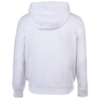 A|X ARMANI EXCHANGE Mens jacket - Sweat jacket, hood, cotton, single-coloured White M (Medium)