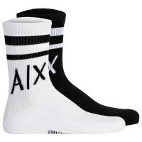 A|X ARMANI EXCHANGE unisex socks, pack of 2 - logo, solid colour