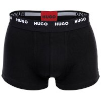 HUGO Mens Boxer Shorts, 5 Pack - Trunks Five Pack, Logo, Cotton Stretch Black M (Medium)