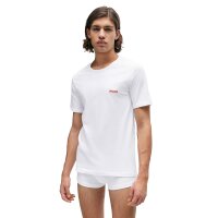 HUGO Mens T-Shirt, 3-Pack - Round Neck, Short Sleeve, Logo, Cotton, uni White S (Small)