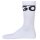 HUGO Mens Socks, 2-Pack - QS Rib Label Iconic, Ribbed, Logo, Cotton Blend White 39-42 (UK 5-8.5)