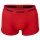 HUGO Herren Boxer Shorts, 3er Pack - Trunks Triplet Pack, Logo, Cotton Stretch Schwarz/Weiß/Rot 2XL
