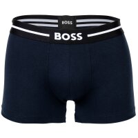 BOSS Herren Trunks, 3er Pack - 3P Bold, Boxershorts, Cotton Stretch, Logo, uni Schwarz/Weiß/Dunkelblau M