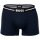 BOSS Herren Trunks, 3er Pack - 3P Bold, Boxershorts, Cotton Stretch, Logo, uni Schwarz/Weiß/Dunkelblau M