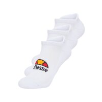 ellesse Unisex Sneaker Socks, 3 Pair - Rebi, Trainer Liner, Sport, Logo White 37-42,5 (UK 4-8)