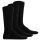 HUGO Unisex Socken, 3er Pack - RS Uni, Kurzsocken, Logo, einfarbig Schwarz 43-46