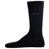 BOSS Mens Socks, 2-pack - 2P RS Uni CC, short socks, Combed Cotton Black 43-46 ( 9-11 UK)