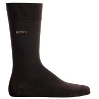 BOSS Herren Socken, 2er Pack - 2P RS Uni CC, Kurzsocken, Combed Cotton Dunkelbraun 39-42