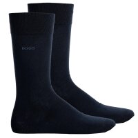 BOSS Mens Socks, 2-pack - 2P RS Uni CC, short socks, Combed Cotton Navy 43-46 ( 9-11 UK)