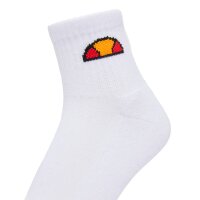ellesse Unisex Quarter Socken, 3 Paar - Tallo, Ankle Socks, Logo Weiß 47-49