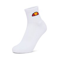 ellesse Unisex Quarter Socks, 3 Pair - Tallo, Ankle Socks, Logo White 47-49 (UK 12-14)