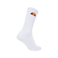 ellesse Unisex Socken, 6 Paar - Tamuna, Crew Socken, Logo Weiß 37-42,5