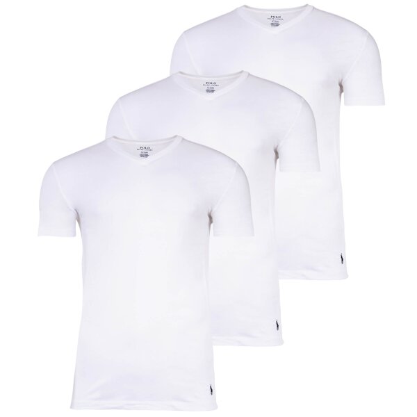 POLO RALPH LAUREN Herren T-Shirts, 3er Pack - V-NECK 3-PACK UNDERSHIRT, V-Ausschnitt, Baumwolle