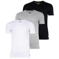 POLO RALPH LAUREN Mens T-Shirts, 3-pack - V-NECK 3-PACK UNDERSHIRT, round neck, cotton