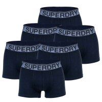 Superdry Mens Boxer Shorts, 6-pack - TRUNK SIX PACK, Logo Waistband, Organic Cotton