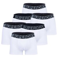 Superdry Mens Boxer Shorts, 6-pack - TRUNK SIX PACK, Logo Waistband, Organic Cotton