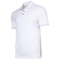 A|X ARMANI EXCHANGE mens polo shirt - T-shirt, single-coloured, cotton White S (Small)