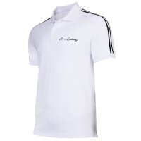A|X ARMANI EXCHANGE Herren Poloshirt - T-Shirt, Logo, einfarbig, Baumwolle Weiß S