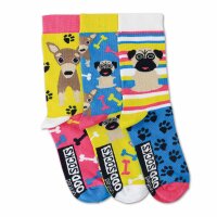 United Oddsocks Kids Socks, 3 individual Socks - Motif socks