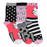 United Oddsocks Damen Socken, 3 individuelle Socken - Strümpfe, Mottomotive