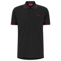 HUGO Mens polo shirt - DINOSO222, pique, button placket,...