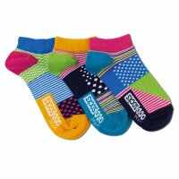 United Oddsocks Womens Socks, 3 individual Socks - Motif...