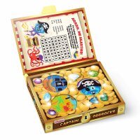 United Oddsocks Kids Socks, 6 Individual Socks - Gift Box, Motif Socks Captain Oddsocks 27-30 (UK 9-12)