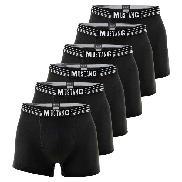MUSTANG Men Retro Shorts 6 Pack - Boxer Shorts, Pants, True Denim