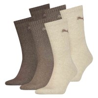 PUMA Unisex Sports Socks, 6 Pairs - Tennis Socks, Crew Socks, plain