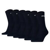 PUMA Unisex Sportsocken, 6 Paar - Tennissocken, Crew...