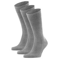 FALKE Herren Socken - 3er Pack Family SO, Allrounder Strümpfe, Uni, Baumwollmischung