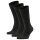 FALKE Mens socks - Family SO, all-rounder socks, plain, cotton blend Anthracite 47-50