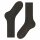 FALKE Mens socks - Family SO, all-rounder socks, plain, cotton blend dark brown 47-50