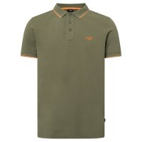 JOOP! JEANS Herren Poloshirt - Agnello, Pique, Stretch Cotton, Logo, Kontraststreifen