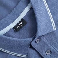 JOOP! JEANS Herren Poloshirt - Agnello, Pique, Stretch Cotton, Logo, Kontraststreifen Hellblau S