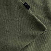 JOOP! JEANS Herren Poloshirt - Adam, Pique, Reißverschluss, Stretch, Kontraststreifen Grün S