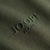 JOOP! JEANS Mens polo shirt - Adam, Pique, Zipper, Stretch, Contrast Stripes Green S (Small)